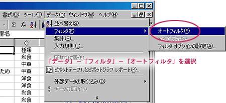オートフィルタ6