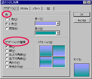 グラデーション
